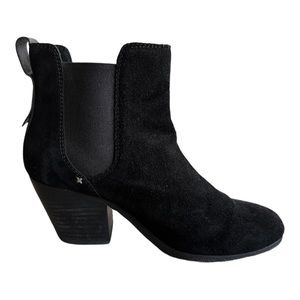 Rag & Bone New York Black Suede Chelsea Ankle Boot